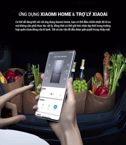 Tủ lạnh Xiaomi Mijia 4 cánh 550L – BCD-550WGSA