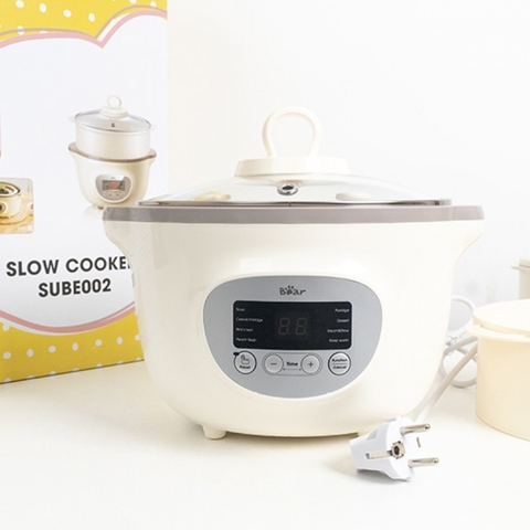 Nồi nấu cháo hầm chậm Bear 1.6L