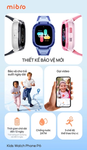 Đồng hồ định vị trẻ em Mibro P6