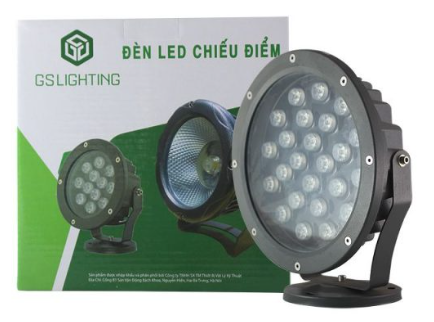 Đèn LED Chiếu Điểm Ngoài Trời Công Suất 24W