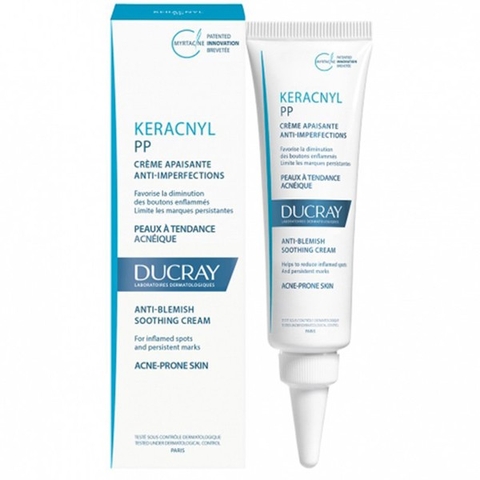 Kem Trị Mụn Ducray Keracnyl PP Anti-Blemish Soothing Cream 30ml