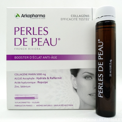 Nước uống đẹp da ARKOPHARMA Perles De Peau Radiance 10 ống