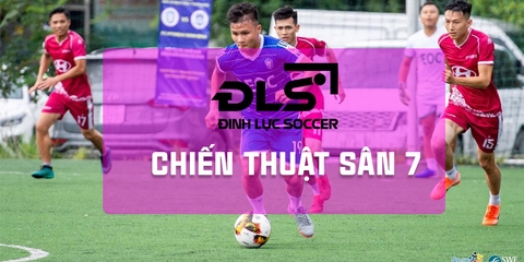Sơ đồ và chiến thuật sân 7 hiệu quả nhất