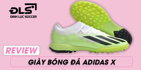 Review giày đá bóng Adidas X - Bước nhảy ngoạn mục 