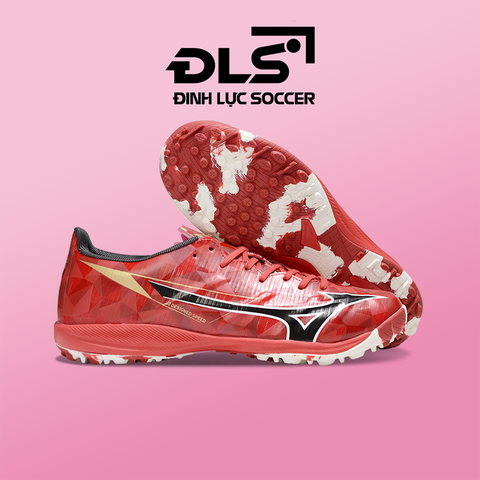 [ HÀNG HOT ] Giày Bóng Đá Mizuno Alpha II Elite Đỏ Mận TF