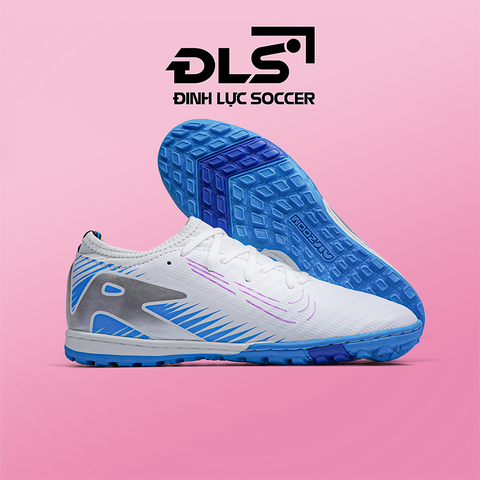 Giày Bóng Đá Việt Nam Winbro Mercurial 16 Pro Holo Trắng Xanh TF