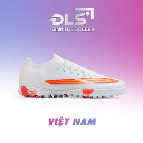 Giày Bóng Đá Việt Nam Vapor 17 Elite Trắng Vạch Đỏ Đồng