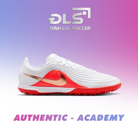 GIÀY BÓNG ĐÁ NIKE TIEMPO MAESTRO ACADEMY TF - IB4484-100 - TRẮNG/ĐỎ/ĐỒNG