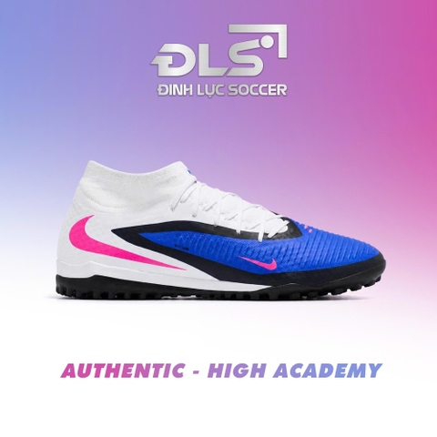 GIÀY BÓNG ĐÁ NIKE PHANTOM 6 HIGH ACADEMY TF - HQ2277-446 - XANH/TRẮNG