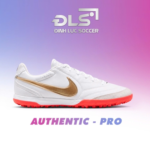 GIÀY BÓNG ĐÁ NIKE TIEMPO LIGERA PRO TF - IB4477-101 - TRẮNG/ĐỎ/VÀNG