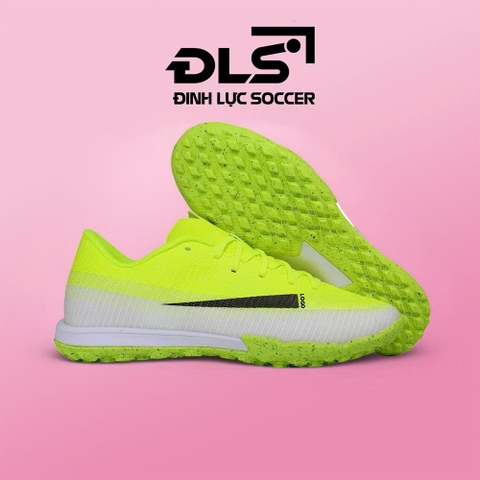 Giày Bóng Đá Vapor 17 Academy Xanh Chuối Vạch Đen TF