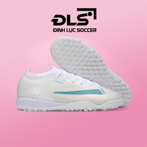 Giày Bóng Đá Mercurial Vapor 17 Elite Trắng Xanh Lục Cổ Lửng TF