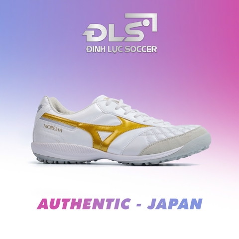 GIÀY BÓNG ĐÁ MIZUNO MORELIA SALA JAPAN TF - Q1GB260250 - TRẮNG/VÀNG