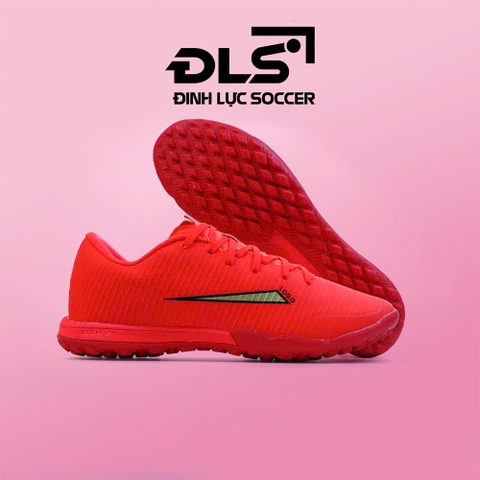 Giày Bóng Đá Vapor 17 Academy Cam Vạch Đồng Đế Đệm TF