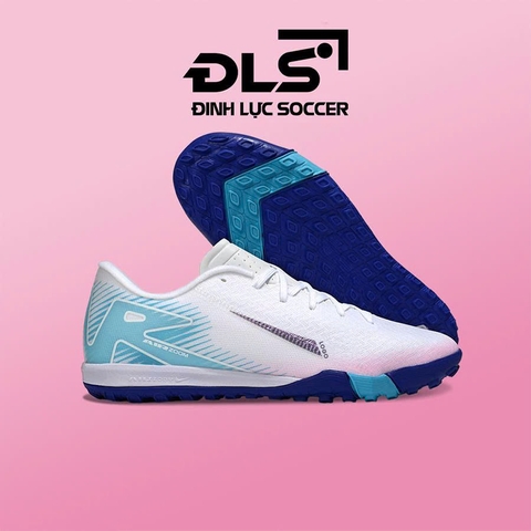 Giày Bóng Đá Mercurial Vapor 16 Academy Trắng Hologram Loại Đẹp Đế Zoom TF