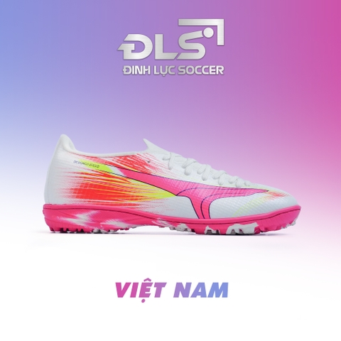 Giày Bóng Đá THE Việt Nam Alpha 3 Elite Hồng Trắng TF