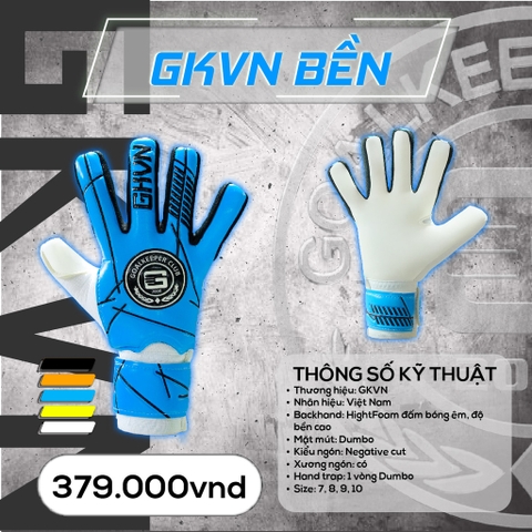 Găng Tay Thủ Môn GKVN Bền - Xanh Biển