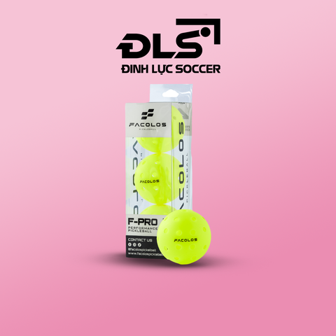 Bóng Pickleball Facolos F-Pro Performance Gen2 Xanh (Hộp 3 Quả)