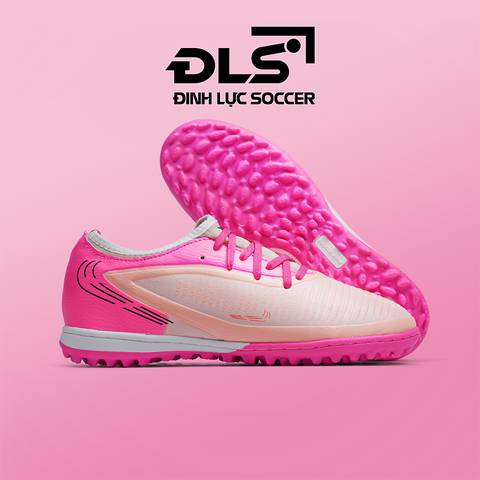 Giày Bóng Đá Việt Nam Winbro Phantom 6 Pro Hồng Đào Gót Hồng TF