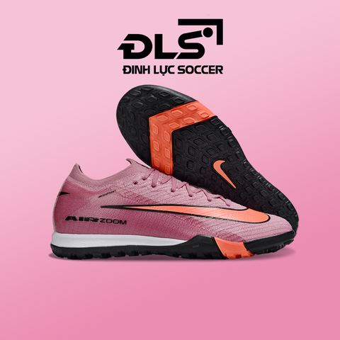 Giày Bóng Đá Trẻ Em Nike Mercurial Vapor 16 Elite Tím Vạch Cam Cổ Lửng TF