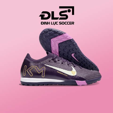 Giày Bóng Đá Nike Mercurial Vapor 16 Elite Mbappe Tím Vạch Trắng TF