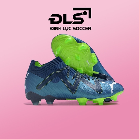 Giày Bóng Đá Puma Future Ultimate Xanh Than Cổ Lửng FG