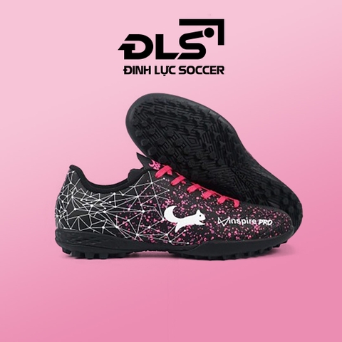 Giày Bóng Đá Zocker Inspire PRO Đen Hồng Black/Pink TF