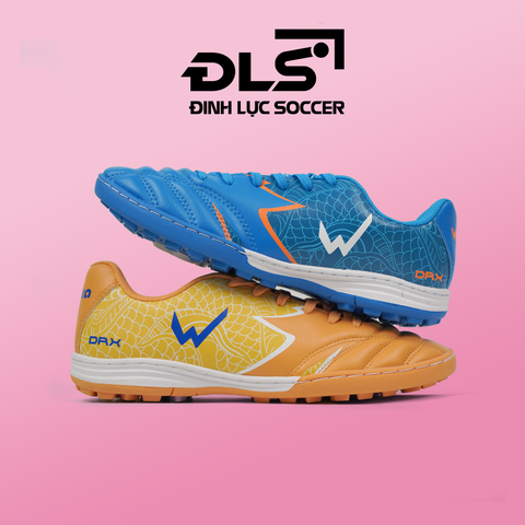 [ĐỘC QUYỀN] Giày Bóng Đá Wika DRX x Hoàng Đức Mix Navy Đồng TF