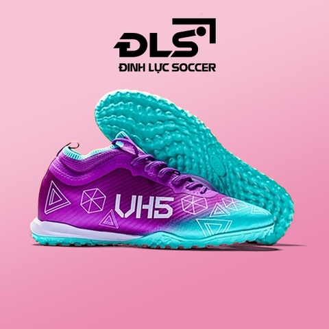 Giày Bóng Đá Trẻ Em Wika VH5 Đoàn Văn Hậu Cổ Chun Tím