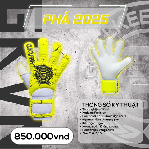 Găng Tay Thủ Môn Phá Special Pro Giga - Neon