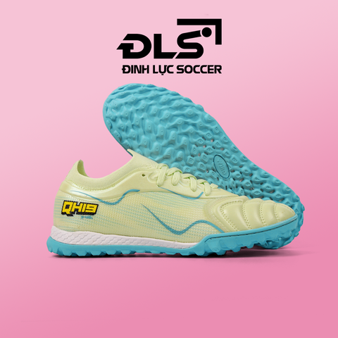 Giày Bóng Đá Wika QH19 Z-VOL x Quang Hải New Version 2024 Vàng Xanh TF