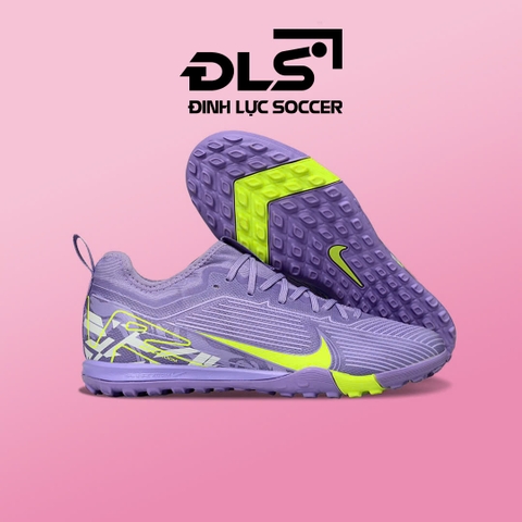 Giày Bóng Đá Nike Vapor 16 Pro 2025 Tím Vạch Xanh Chuối Cổ Lửng V1 TF