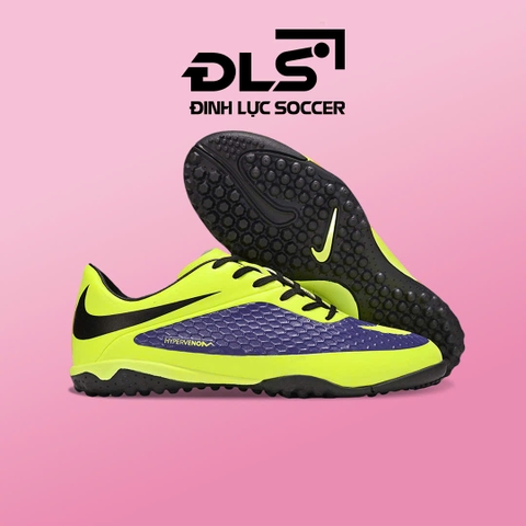 Giày Bóng Đá Nike Hypervenom Phelon Chuối Tím Vạch Đen TF