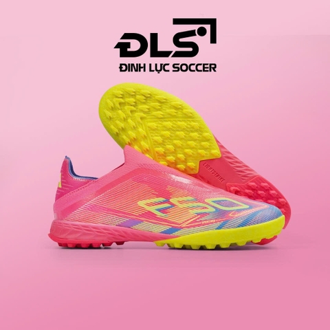 Giày Bóng Đá Adidas F50 Elite Laceless Son Heung Min Hồng Chuối Không Dây TF