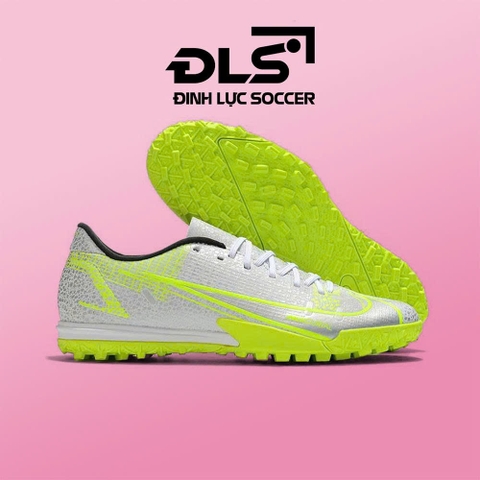 [SẴN HÀNG] Giày Bóng Đá Nike Mercurial Vapor 14 Academy Safari Trắng Bạc Đế Đệm AirZoom TF