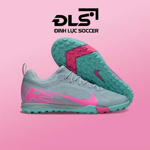 Giày Bóng Đá Nike Mercurial Vapor 16 Pro 2025 Xanh Ngọc Vạch Hồng Cổ Lửng TF