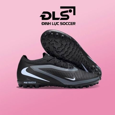 Giày Bóng Đá Nike Phantom 6 Pro Đen Vạch Xanh Biển Cổ Lửng TF