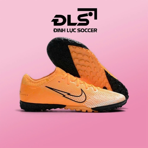 Giày Bóng Đá Nike Vapor 13 Pro Vàng Vạch Đen V2 TF