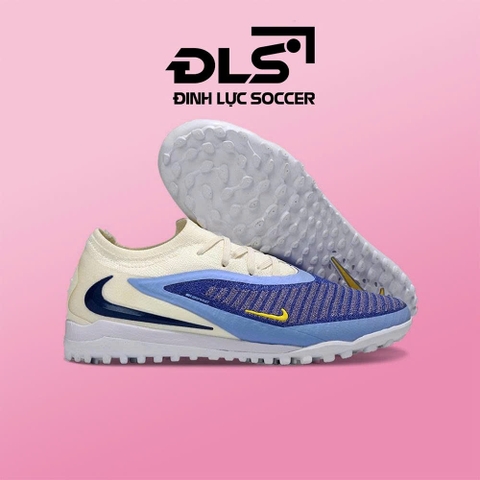 Giày Bóng Đá Nike Phantom 6 Low Elite Xanh Dương Vạch Trắng TF