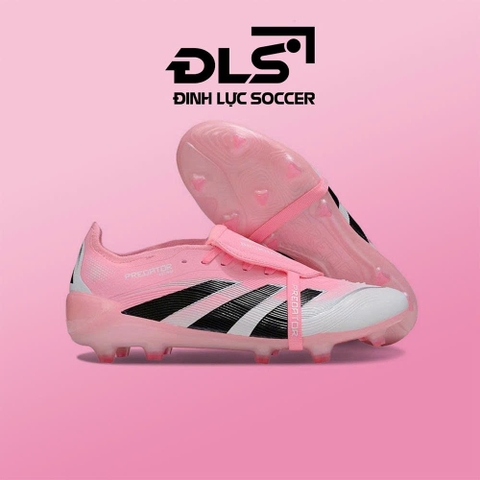 Giày Bóng Đá Adidas Predator 25 Elite Tongue Beckham Limited Hồng Trắng