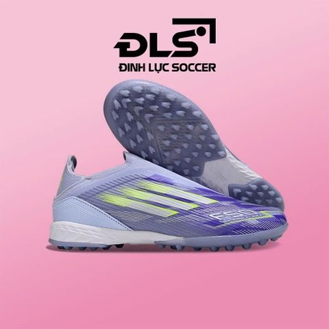 Giày Bóng Đá Adidas F50 Elite Laceless Tím Lightstrike Spark Fusion TF