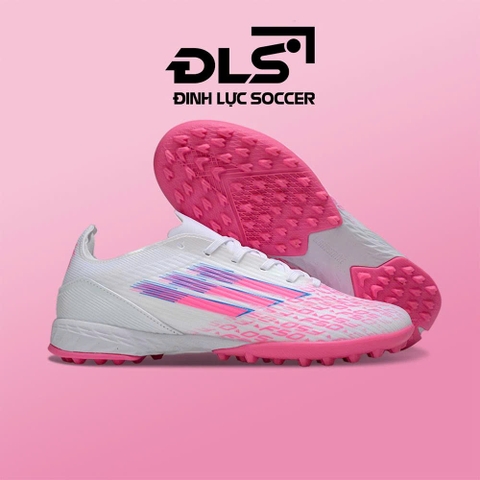 Giày Bóng Đá Adidas F50 Elite Trắng Vạch Hồng TF