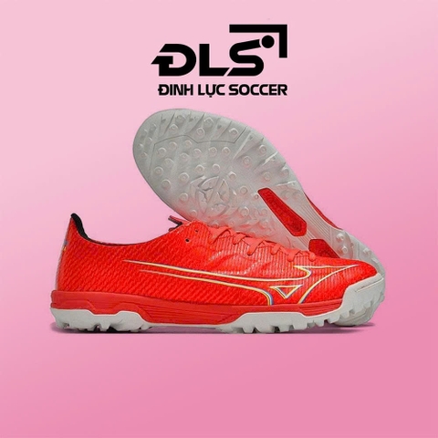 Giày Bóng Đá Mizuno Alpha Elite AS Đỏ Đế Trắng TF