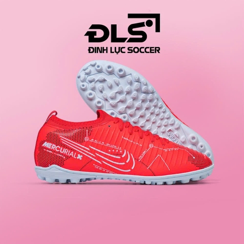 Giày Bóng Đá Việt Nam Vic 6 Elite Đỏ Vạch Trắng TF