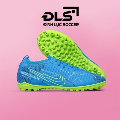 Giày Bóng Đá Việt Nam Vic 6 Elite Xanh Biển Đế Chuối TF