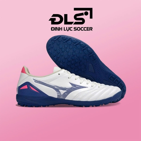 Giày Bóng Đá Mizuno Neo 4 Pro Đế Đệm Trắng Hồng Xanh Navy TF