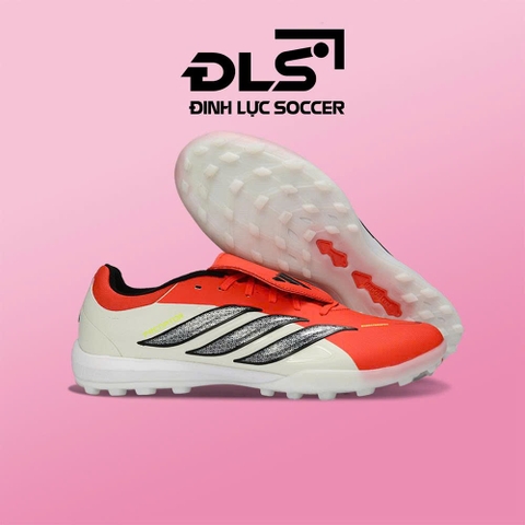 Giày Bóng Đá Adidas Predator 26 Elite Đỏ Trắng Lưỡi Gà Lật TF