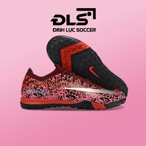 Giày Bóng Đá Nike Mercurial Vapor 16 Elite United Safari Đỏ Vạch Xám Cổ Lửng TF