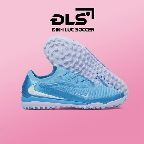 Giày Bóng Đá Nike Phantom 6 Low Elite Xanh Cổ Vịt TF
