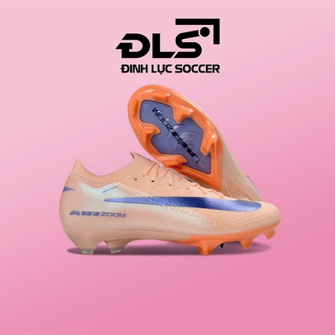 Giày Bóng Đá Nike Mercurial Vapor 16 Elite Cam Đào Neon Vạch Xanh Biển Cổ Lửng FG
